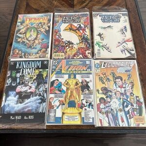 Comic Book Collection with Vibrant Covers